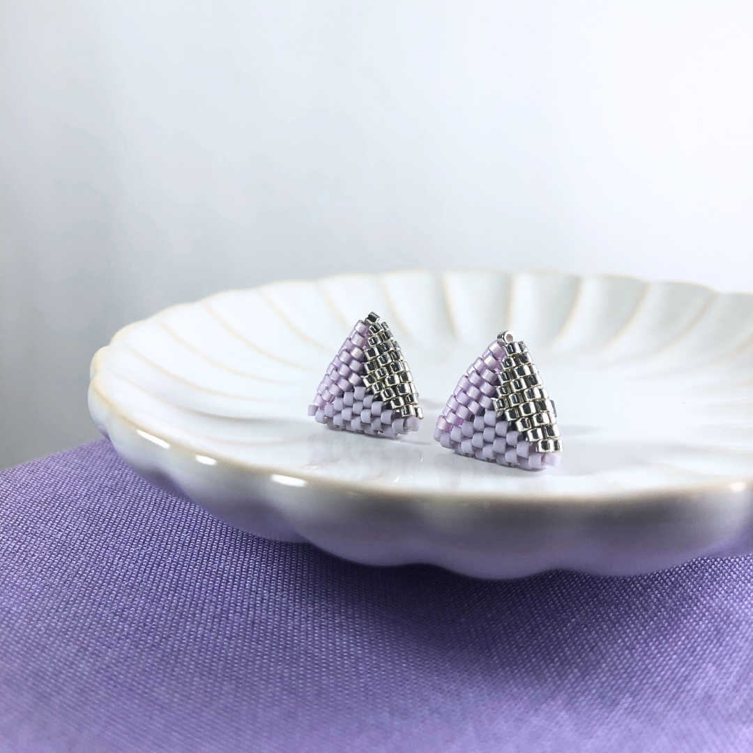 "Lilac" Stud Earrings