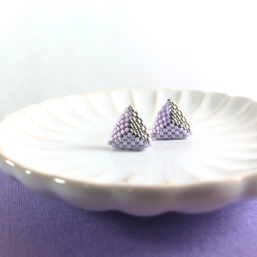 "Lilac" Stud Earrings